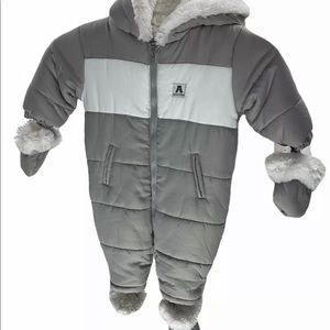 Absorba Baby Fur Snowsuit